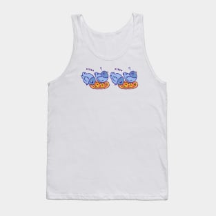 Pigeons on a pizza Tank Top